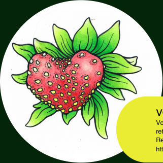 Remerciements AnonymCard entourés de motifs.